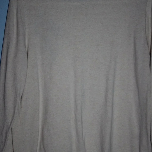 LOFT Outlet Large Women's Off-White Button Up Cardigan 100% Cotton - Picture 12 of 14